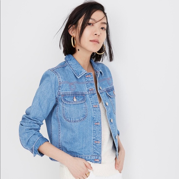 Madewell Jackets & Blazers - Madewell The Crop Jean Jacket: Western Edition